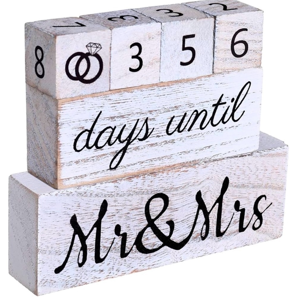 Wedding countdown blocks - Picture 6 of 6